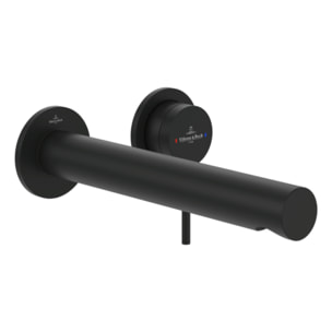 Mitigeur lavabo mural Loop & Friends noir mat