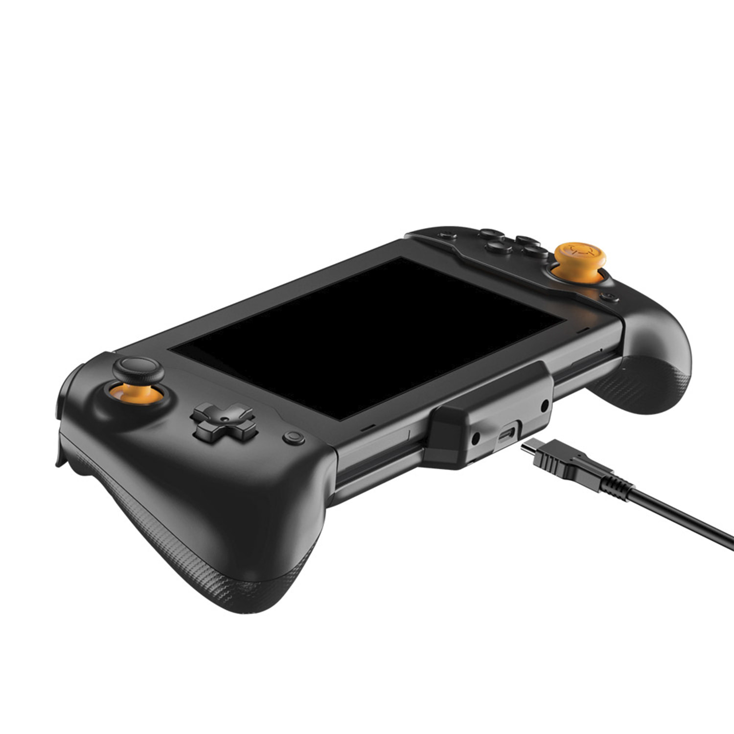 Mando Grip compatible con Nintendo Switch TNS-19252C. Motores de vibración, sensores giroscópicos, alta ergonomía. Incluye funda semirígida.