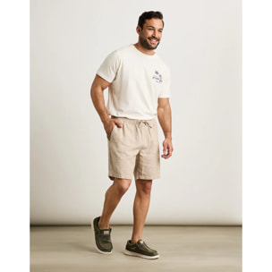 Bermuda Lino Beige - Damiano