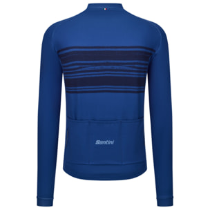 Mac - Maglia Manica Lunga - Blue - Uomo