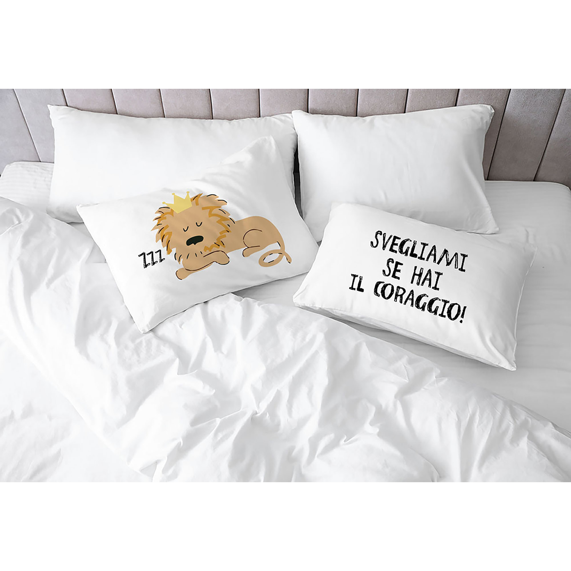 COPPIA FEDERE PRINTED COTONE 18