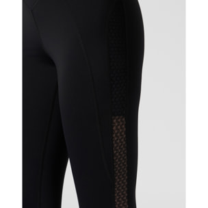 PLEIN SPORT Leggings with Mesh Inserts PS