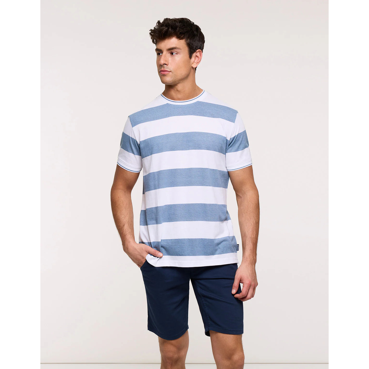 Camiseta Manga Corta Azul - Tabio