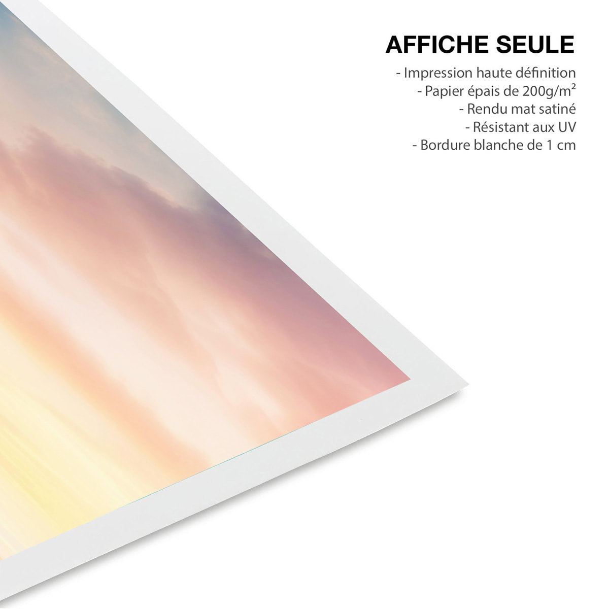Affiche mer et plage Secours de Malibu Affiche seule