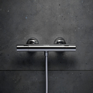 Mitigeur thermostatique douche C3 Ecostat Fine, Chromé