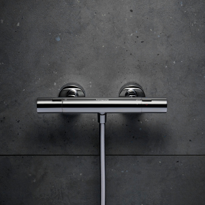 Mitigeur thermostatique douche C3 Ecostat Fine, Chromé