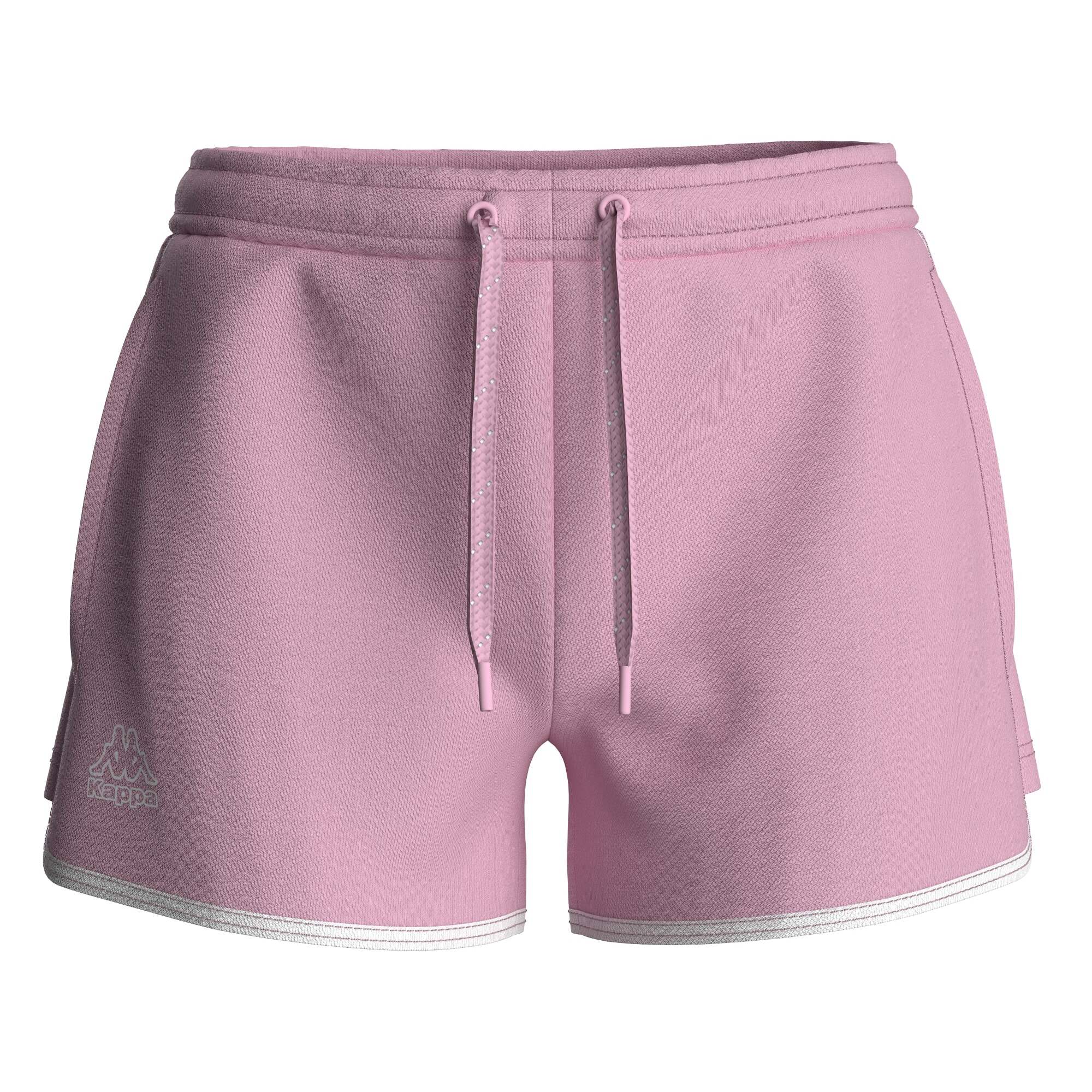 Kappa - Pantalones cortos Mujer Violeta - Logo Itaza