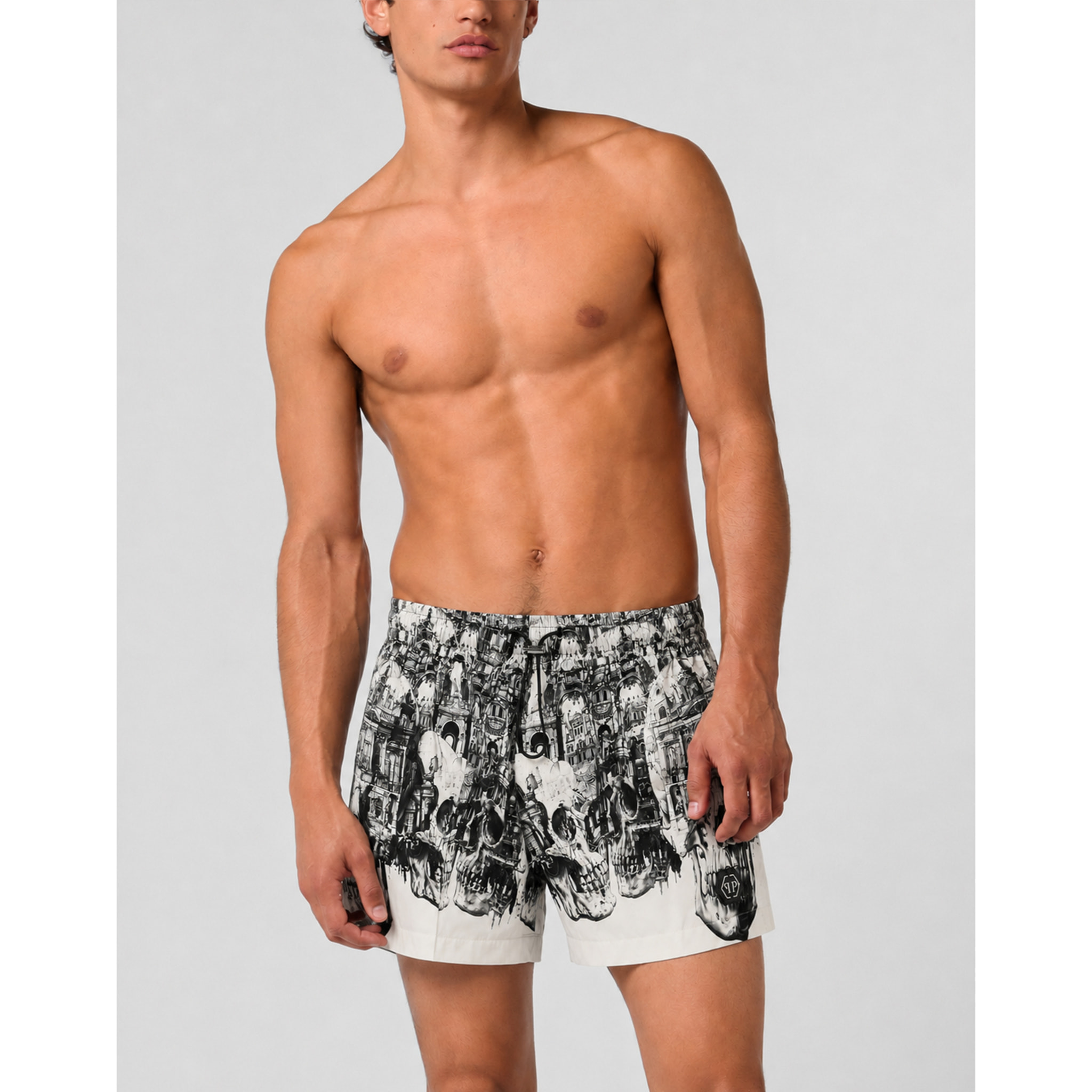 PHILIPP PLEIN Pantalones cortos SKULL