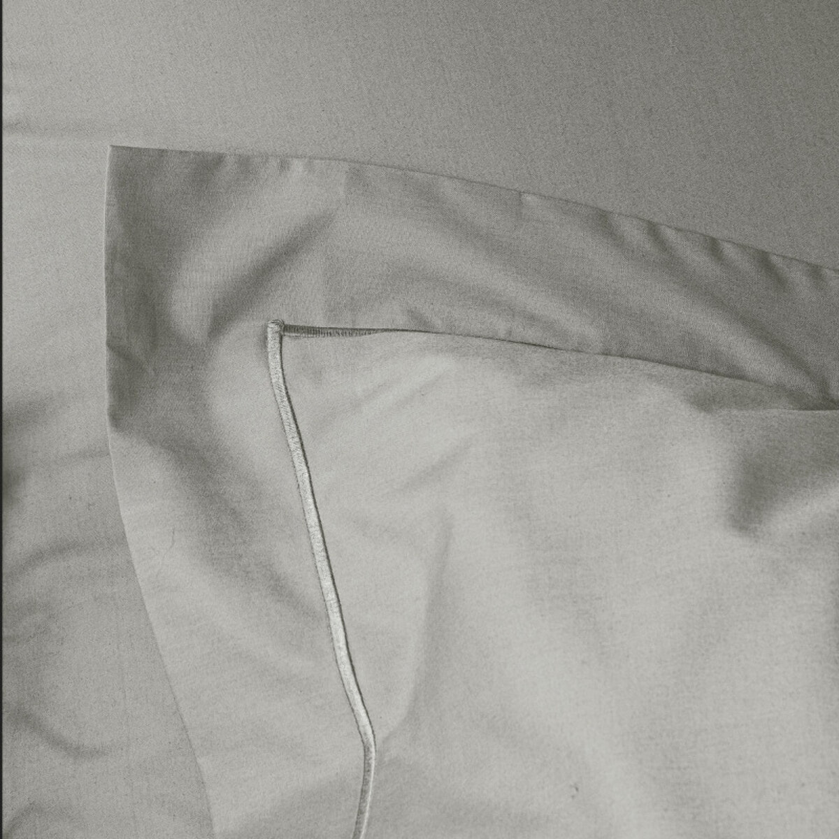 Taie d'oreiller percale de coton peigné "Julian" toutes dimensions Coton Pur