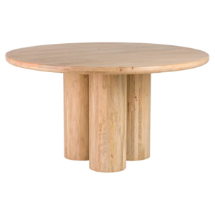 Mesa Comedor Mango Madera Felo 140x140x76 Cm