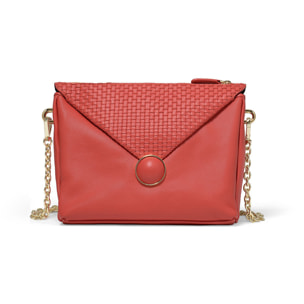 Borsa a spalla da donna In Vera pelle Made in Italy 24x17x6 cm