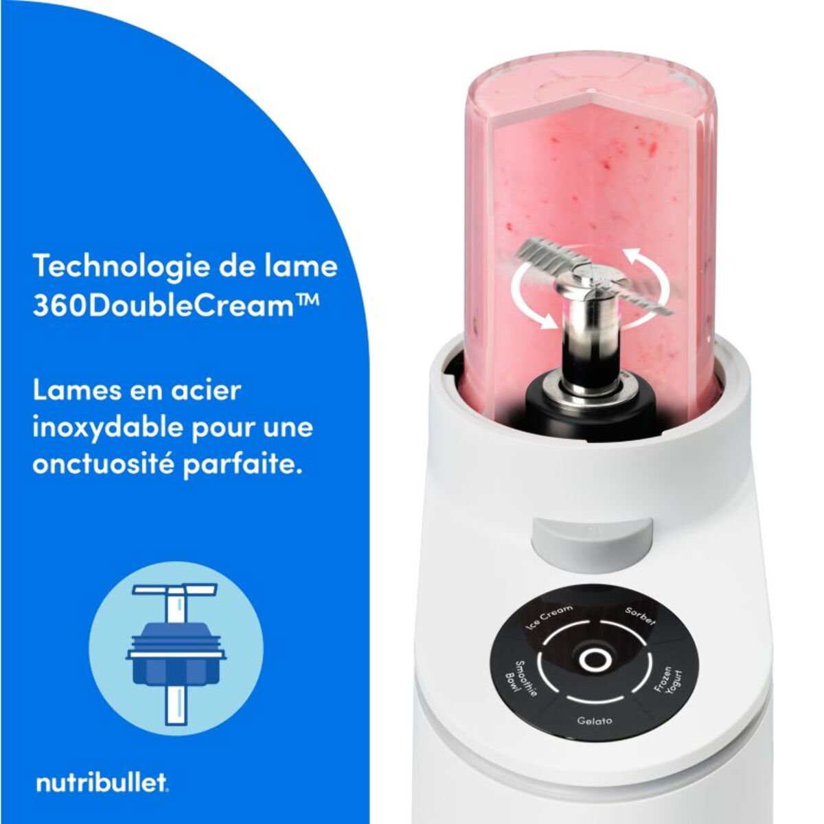 Turbine à glace NUTRIBULLET CHILL NBD0503W
