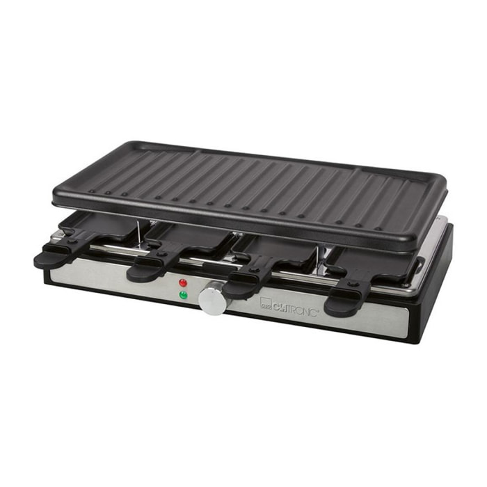 Raclette gril 8 personnes Clatronic RG 3757 Noir