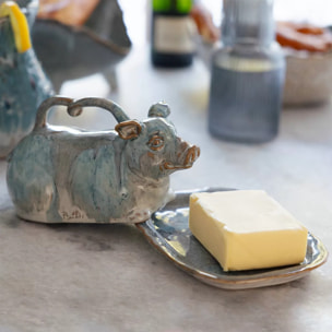 Beurrier Mina cochon bleu Kare Design