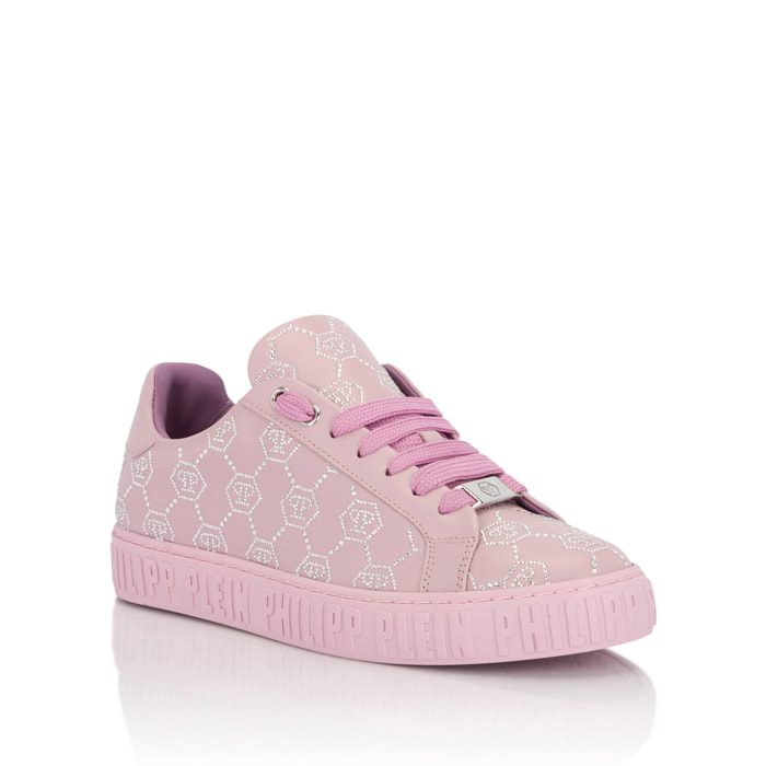 PHILIPP PLEIN Low-Top Sneakers Carson Monogram Strass