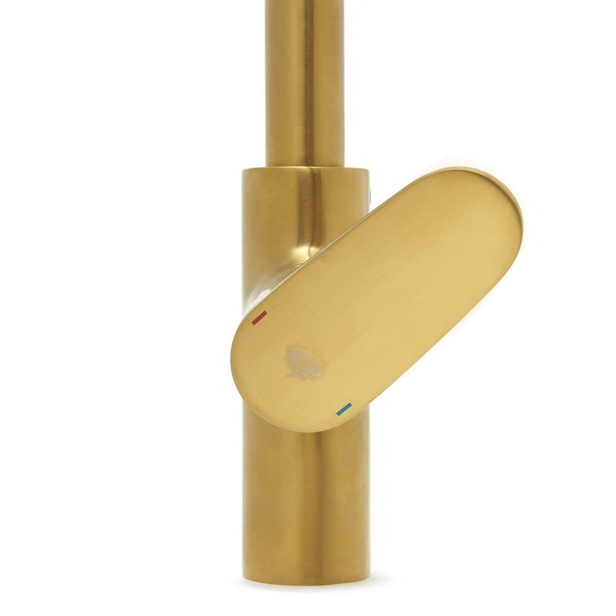 Dark set mitigeur lavabo XL + mitigeur cuisine avec bras pivotant, or brossé (SATBSDA285BZ)