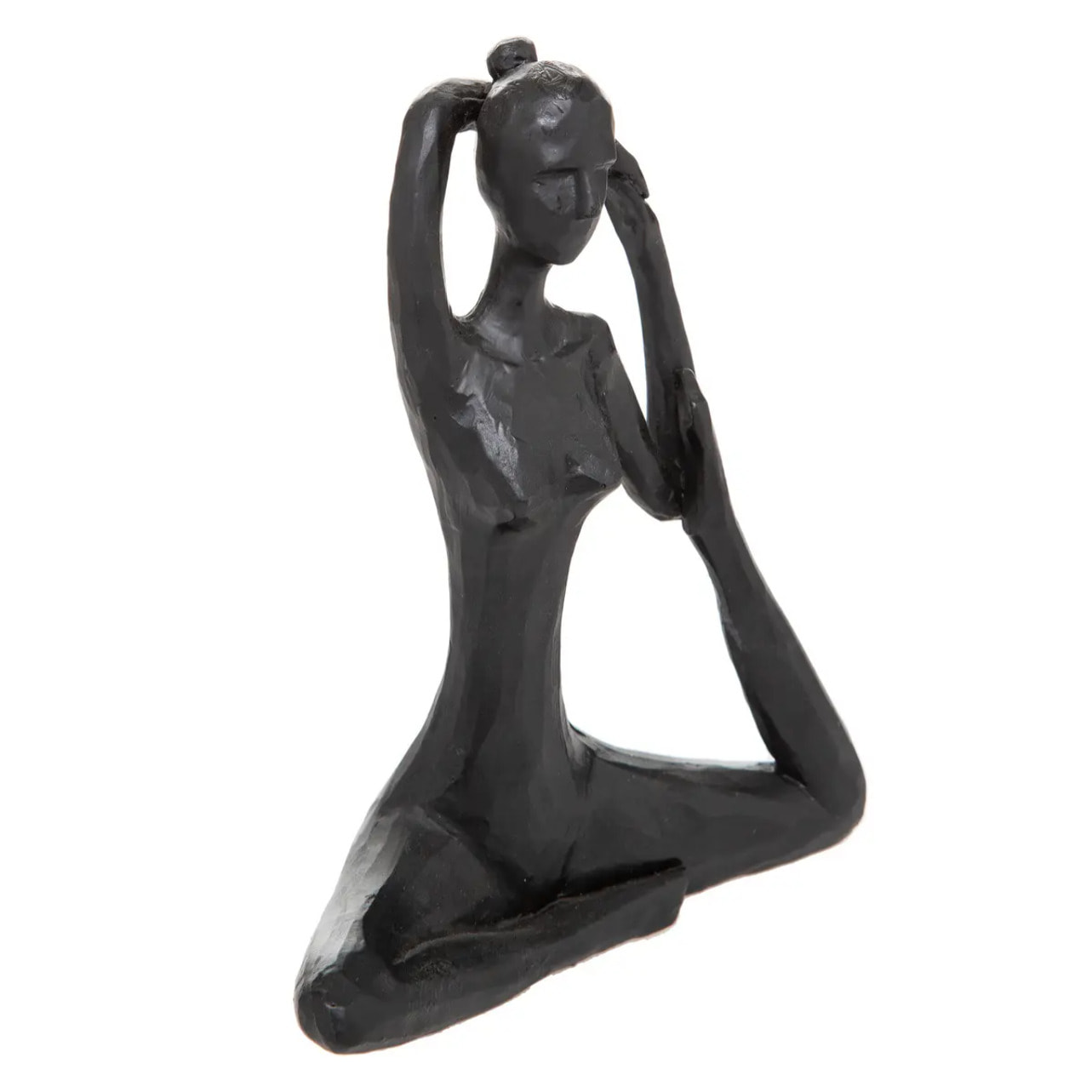 Statuette femme yoga Lina H.22cm résine