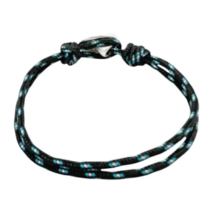 Pulsera fina Boton paracord marino