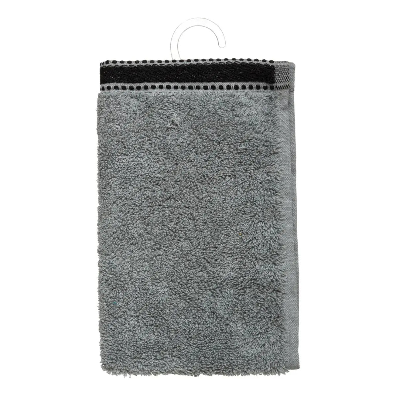 Serviette invité "Joia" - coton 550 gr/m² - gris foncé 30x50 cm