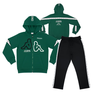 Tuta Ragazzo KAPPA 8 - 16 Anni Cotone Felpato