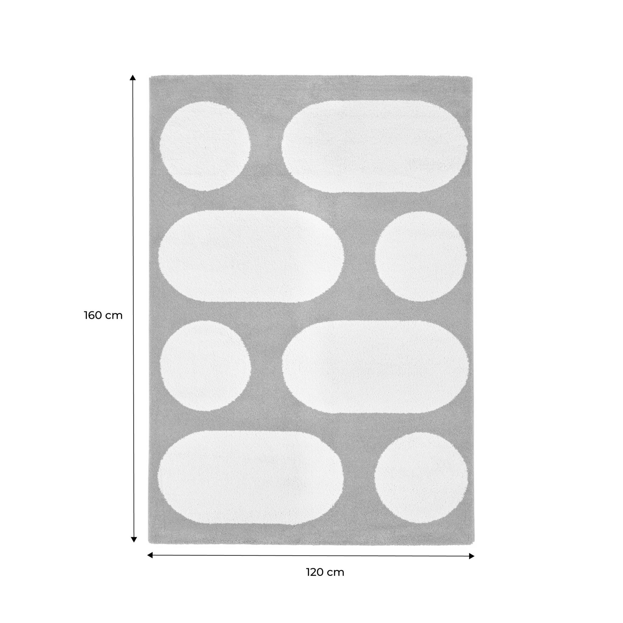 Tapis intérieur motif moderne orange JOYCE