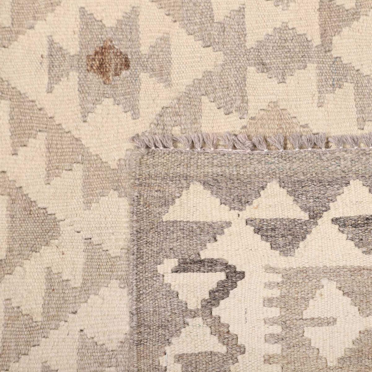 Tapis kilim, motif géométrique artisanal, tissé à plat, VOTUJU