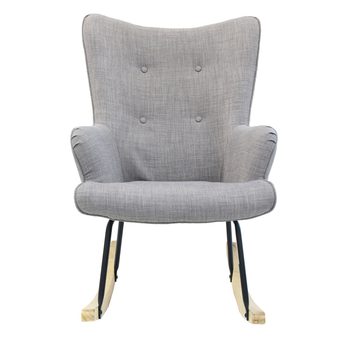 Fauteuil Helsinki A Bascule Gris M1