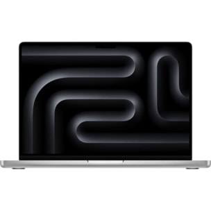 Ordinateur Apple MACBOOK Pro 14" Puce M5 CPU 10 / GPU 10 coeurs Mémoire RAM 16Go Stockage 1To SSD XDR Argent