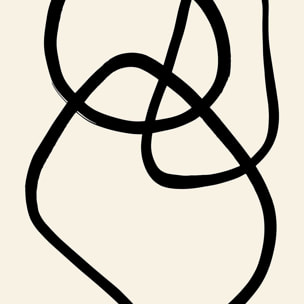 Tableau line art bold II Tableau alu Dibond