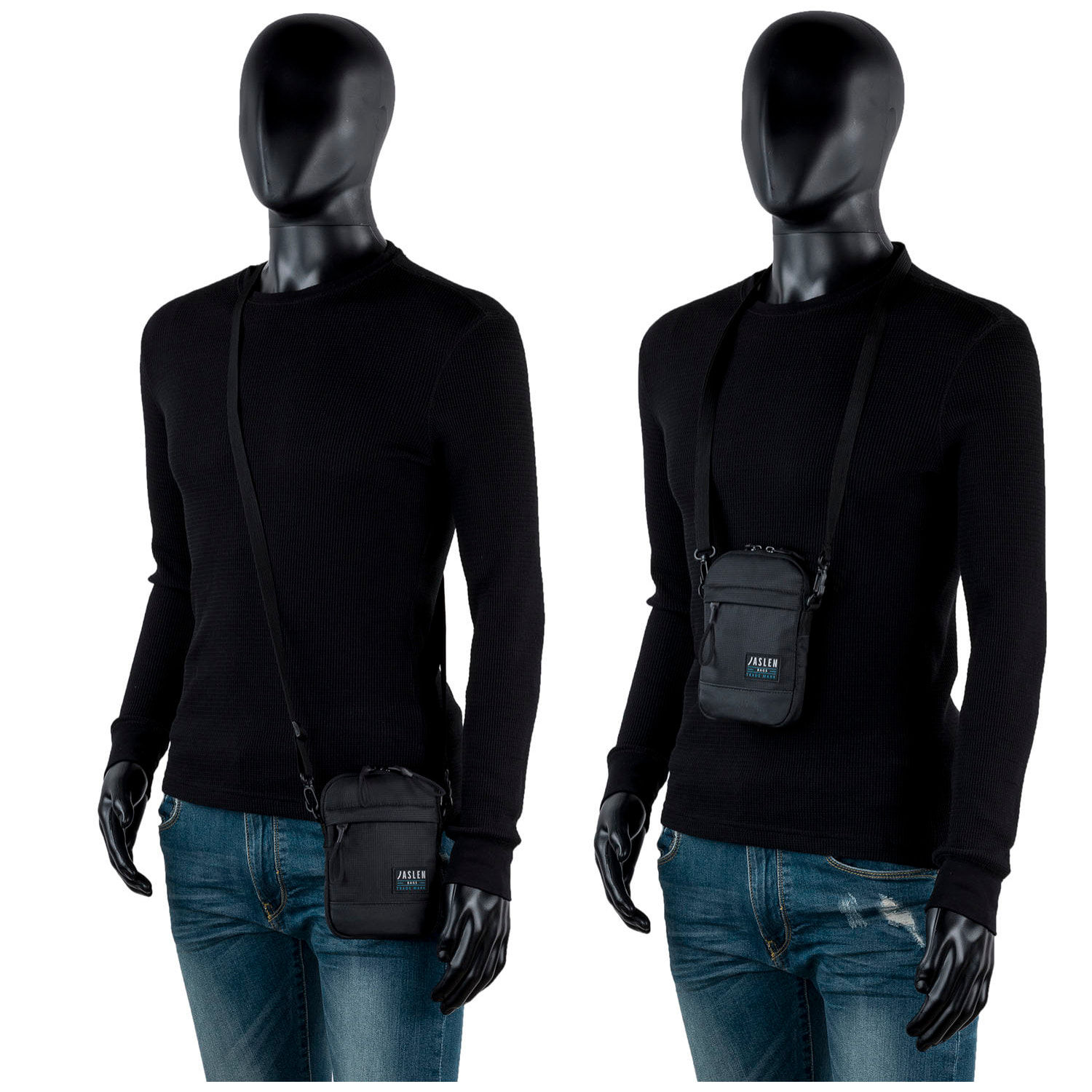 Mini Bandolera Para Móvil Jaslen Rexford Negro