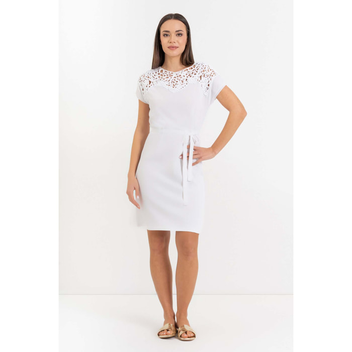 Kocca - Abito in maglia con macramè Donna