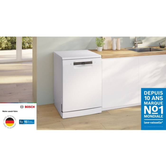 Lave vaisselle 60 cm BOSCH SMS6ZCW10E, SERENITY, Séchage Zeolith