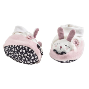 Chaussons bébé en velours