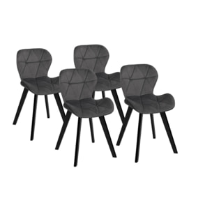 Chaises Daisy - Gris