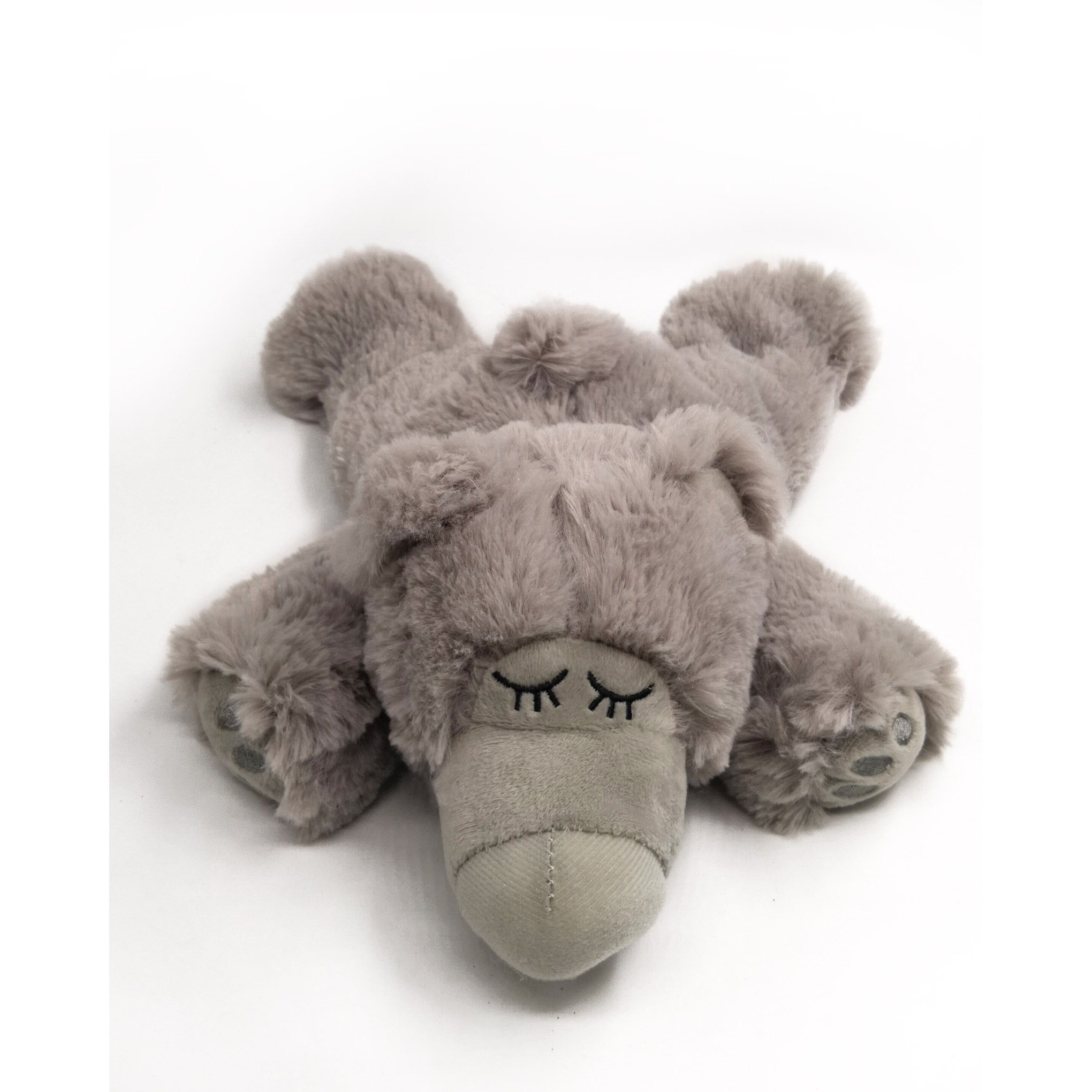 PELUCHE TÉRMICO: OSO DORMILÓN GRIS
