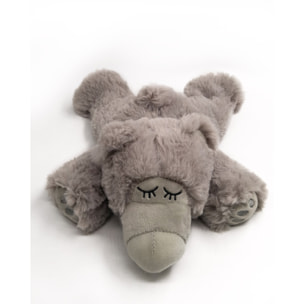 PELUCHE TÉRMICO: OSO DORMILÓN GRIS