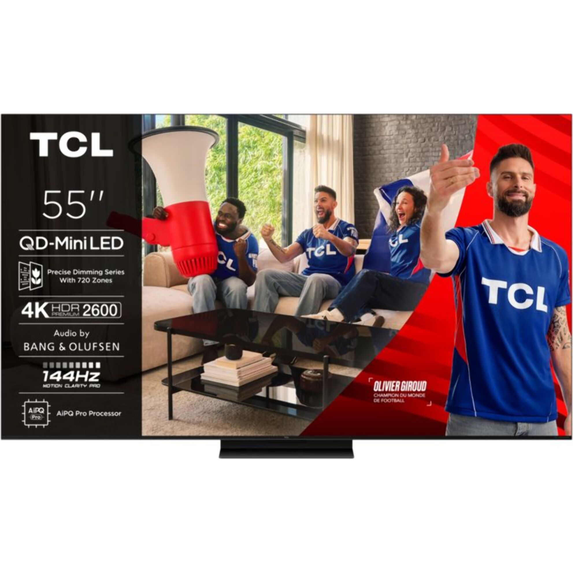 TV Mini LED TCL 55C89K 2025-55 pouces (139cm)