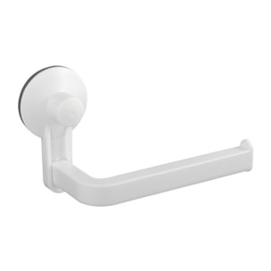 Porte rouleau papier wc ou serviettes à ventouse PVC Blanc MSV