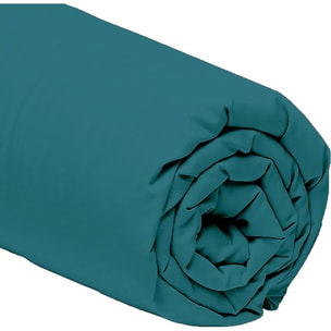 Drap housse 100% percale de coton 80fils_emeraude