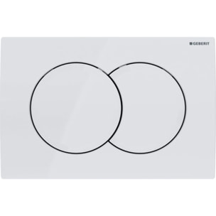 Pack WC Bati-support Geberit Duofix + WC sans bride EluPura Original S + Abattant soft close + Plaque blanche (EluPuraSGeb3)