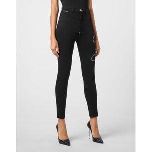 PHILIPP PLEIN Jegging de cintura alta