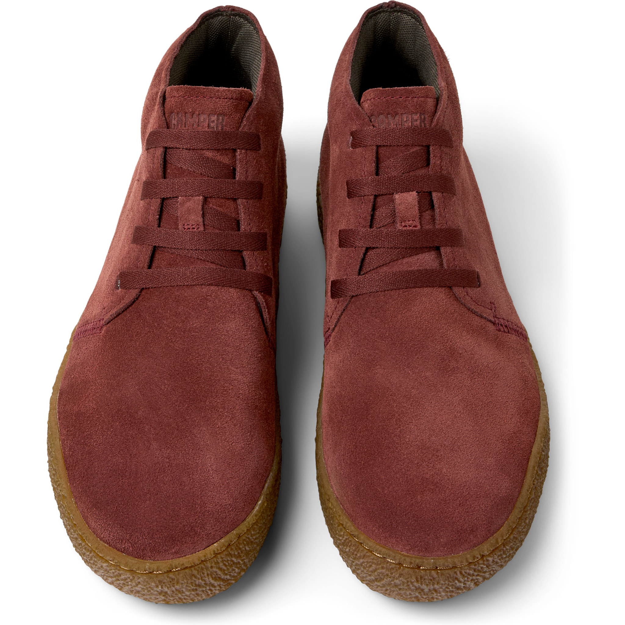 Botines - CAMPER Peu Terreno - Burdeos - Cuero de gamuza