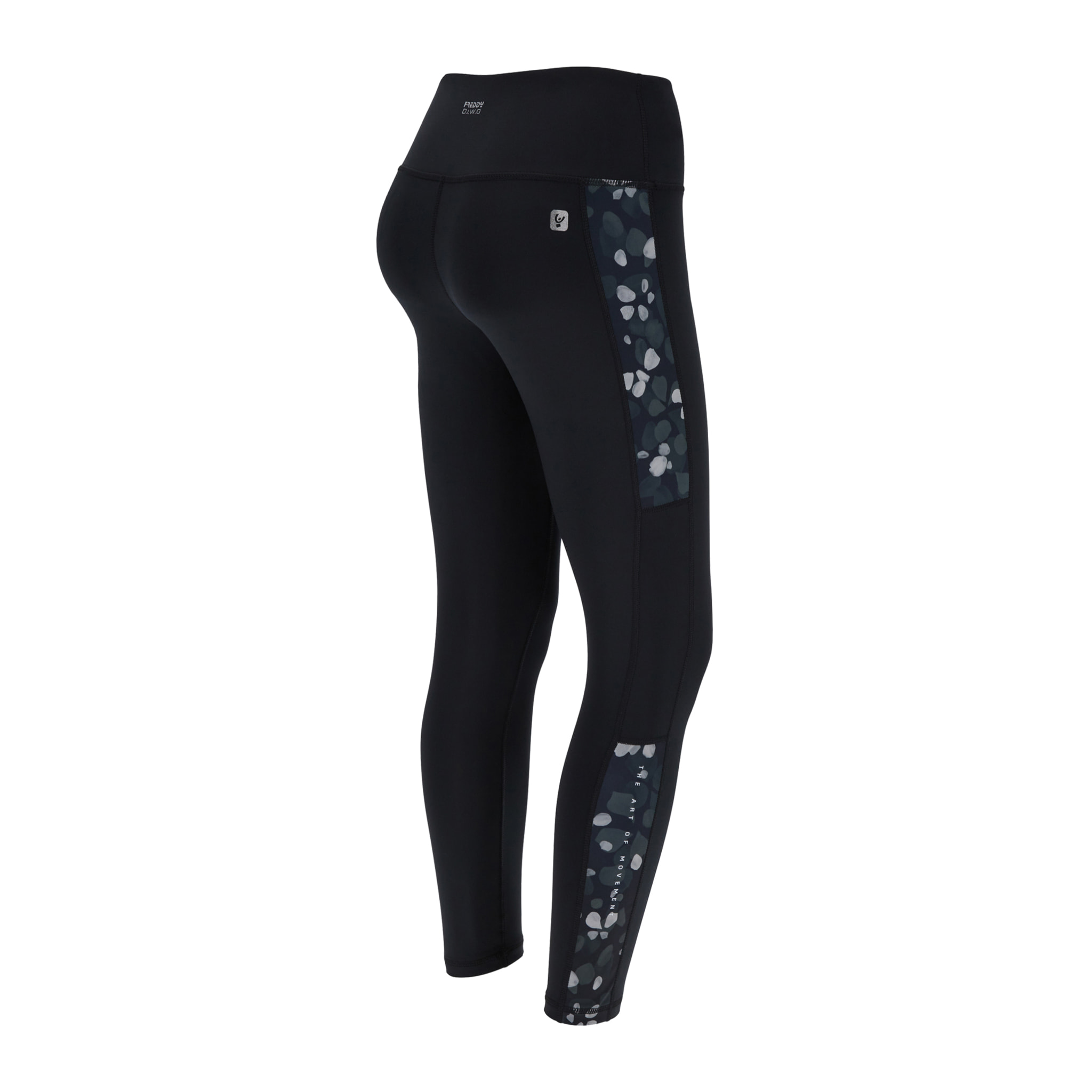 Leggings SuperFit ecologici con bande laterali texturizzate