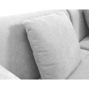 Ikare - module d'assise sans accoudoirs - en tissu - Gris clair