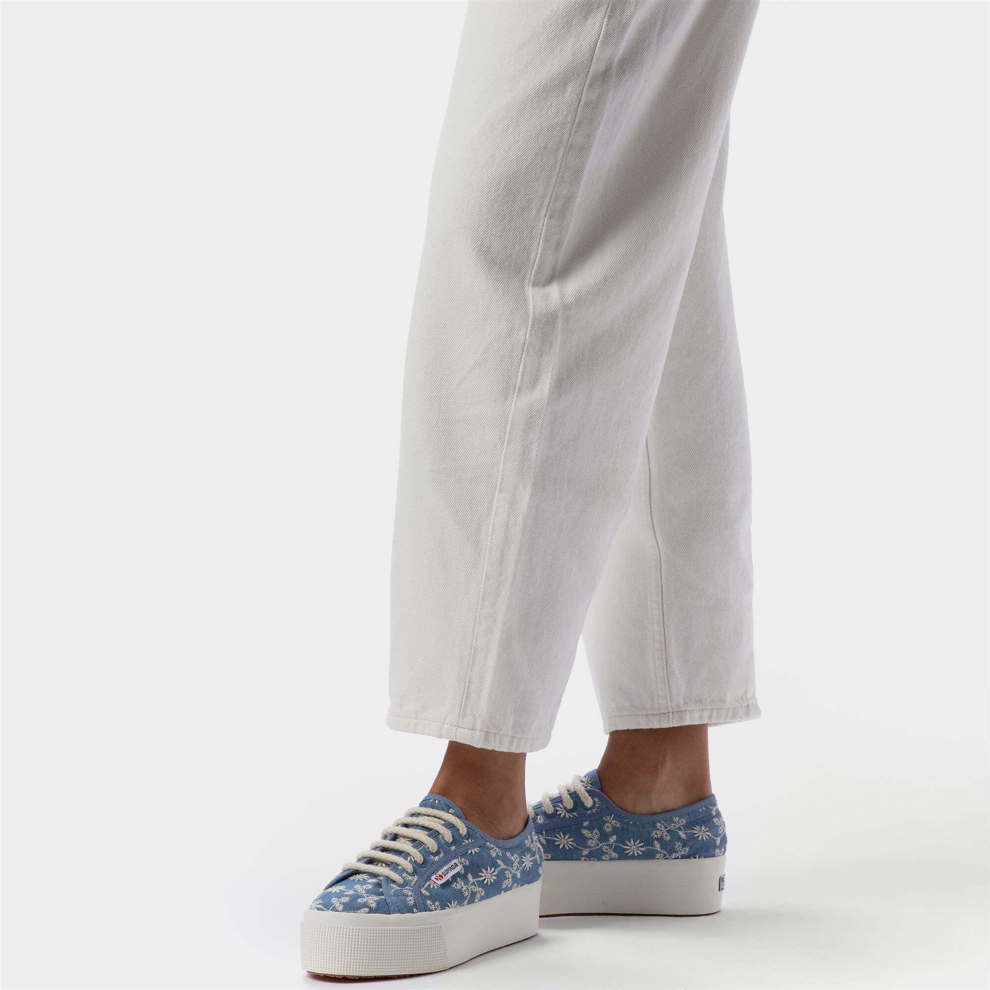 Scarpe da donna Superga Blu 2790 Platform Sangallo