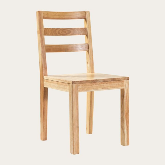 Liona -bois massif d'hévéa-couleur naturel 45 x 85 x 48 cm