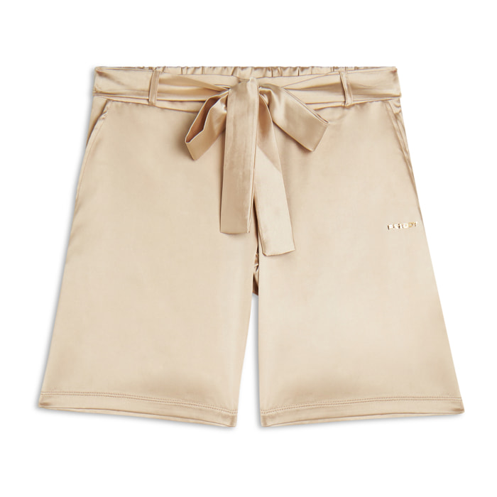 Pantaloni corti Donna Eleganti con chiusura a Fiocco