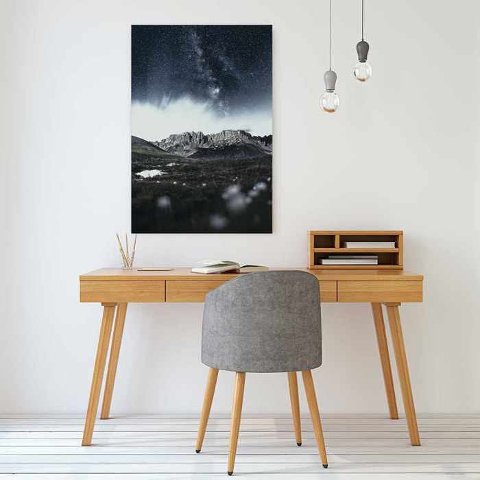 Tableau la tête dans les etoiles Tableau plexiglas