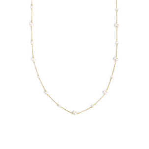 Collana Pearl & Pearls Argento Placcato Oro
