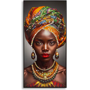 STAMPA DECORATA SU TELA LACCATA C/CORNICE MAYA CM 60X4
X120